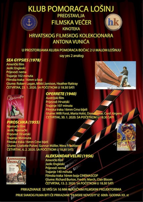 Filmska radionica: Anton Vunić - serijal filmskih večeri