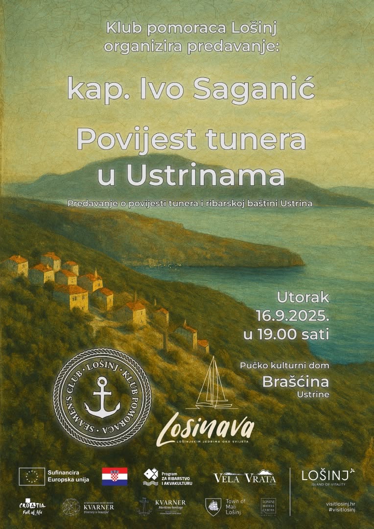 PREDAVANJE KAP "IVO SAGANIĆ "TUNERE NA OTOKU CRESU"